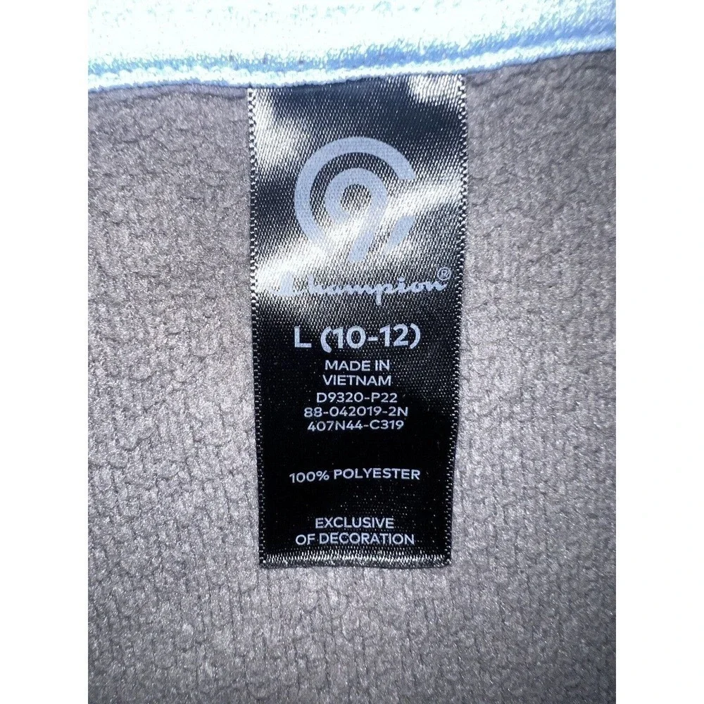 Champion Gray And Blue/Black Tie Dye Pullover Hoodies Bundle Size L 10/12
